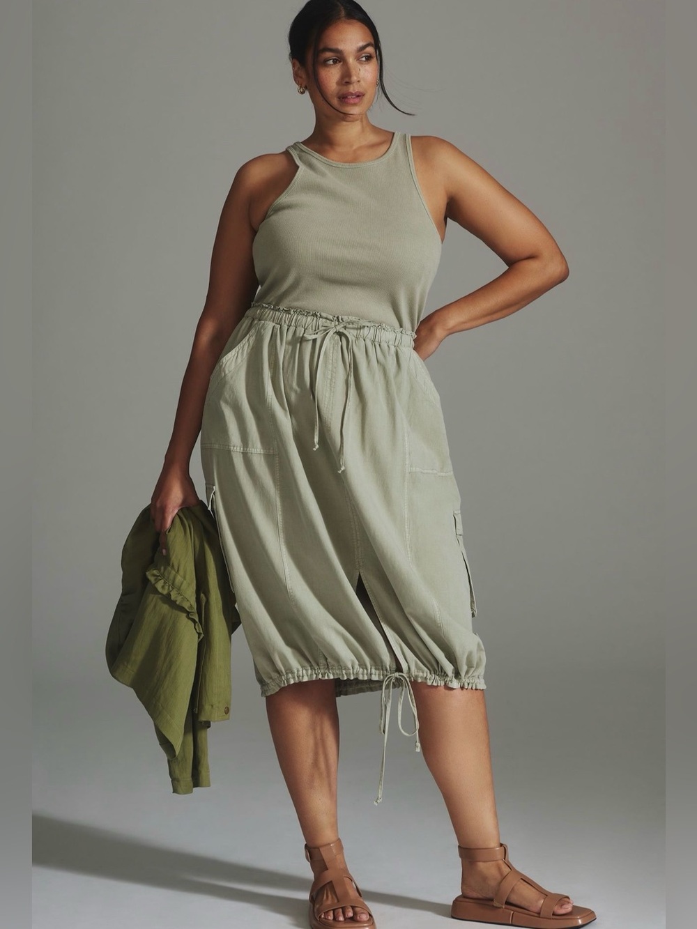 NWT Anthropologie Be Bold Racerback Twofer Dress